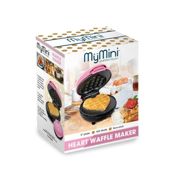 Mini Heart Waffle Maker - Picture 2 of 4